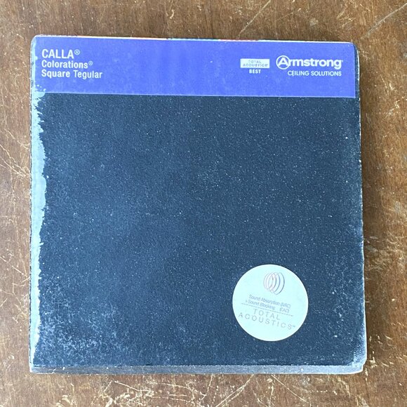 Armstrong Ultima High NRC (2) & Calla (1) Square Lay-In & Tegular Ceiling Sample - Picture 3 of 4